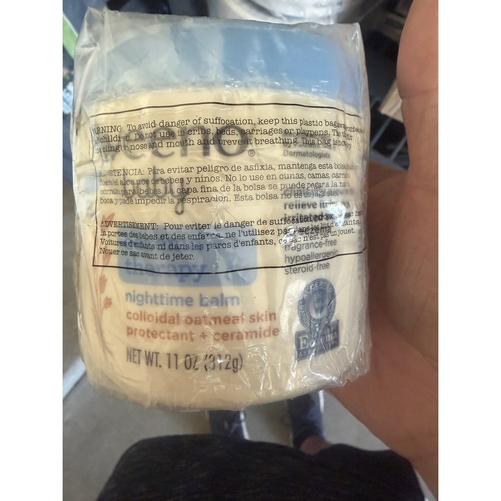 Aveeno Baby Eczema Therapy Nighttime Balm 11oz Factory Sealed Exp 07/2025